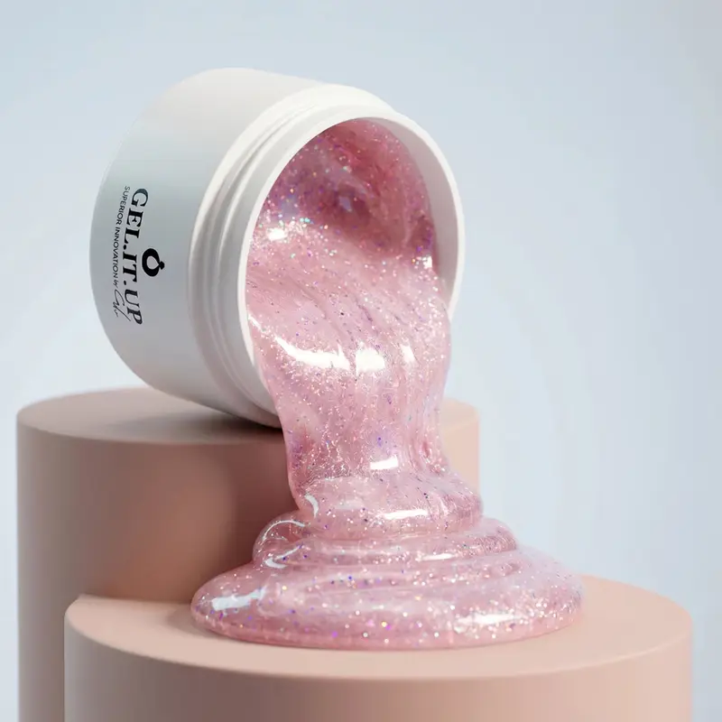 GEL.IT.UP 3-in-1 Builder Gel Shimmer Pink Marmalade – Rosa Shimmer 40 g