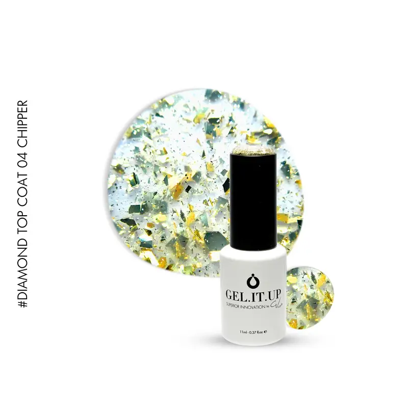 GEL.IT.UP Diamond Top Coat 04 Chipper – 11 ml
