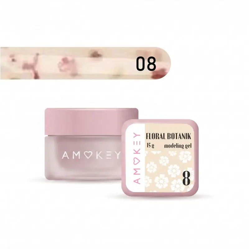 Gel Modelador Monofásico Floral Botanic DE LA RO 08 · 15 g
