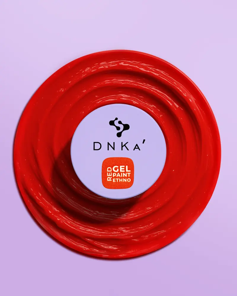 Gel Paint Ethno DNKa Red 5 ml — Pintura de Gel Nail Art