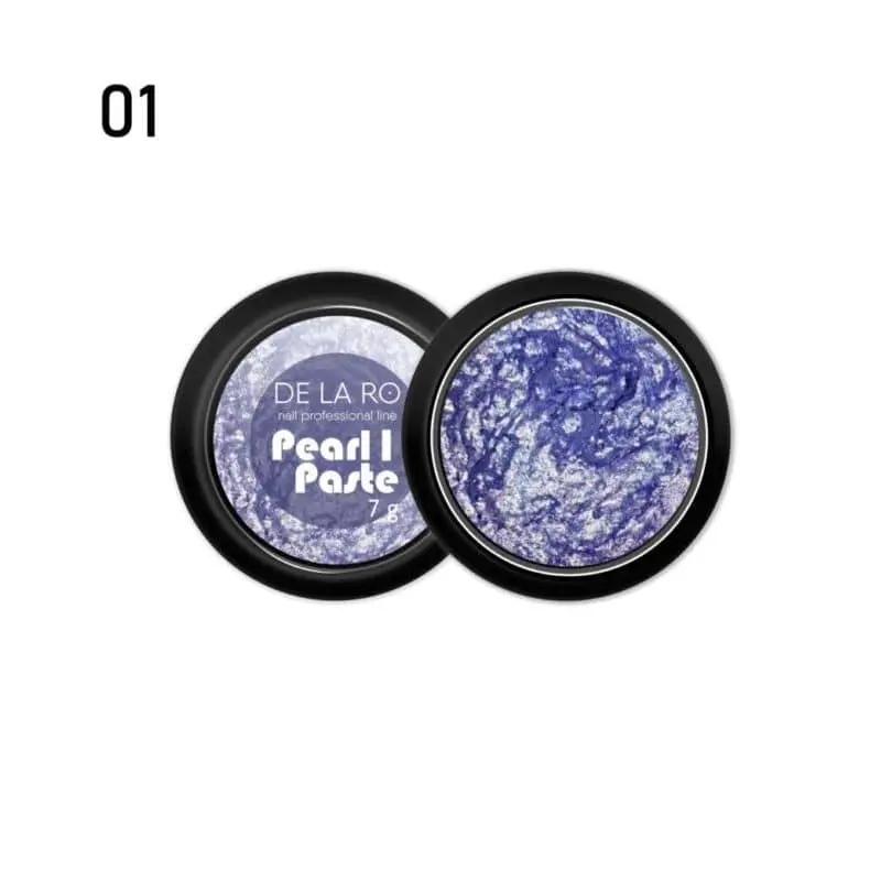Gel Pearl Paste 01 , gel para decoración de uñas, 7 gr DELARO
