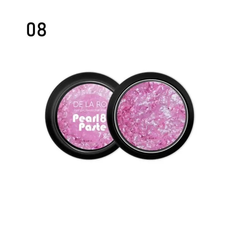 Gel Pearl Paste 08, gel para decoración de uñas, 7 gr DELARO