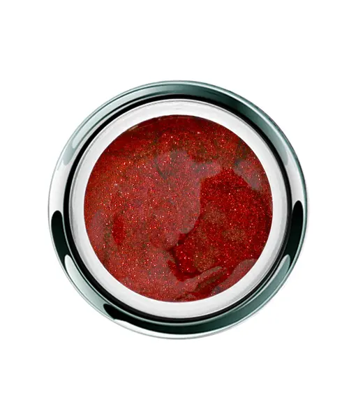 GEL PLAY GLITTER CHERRY RED