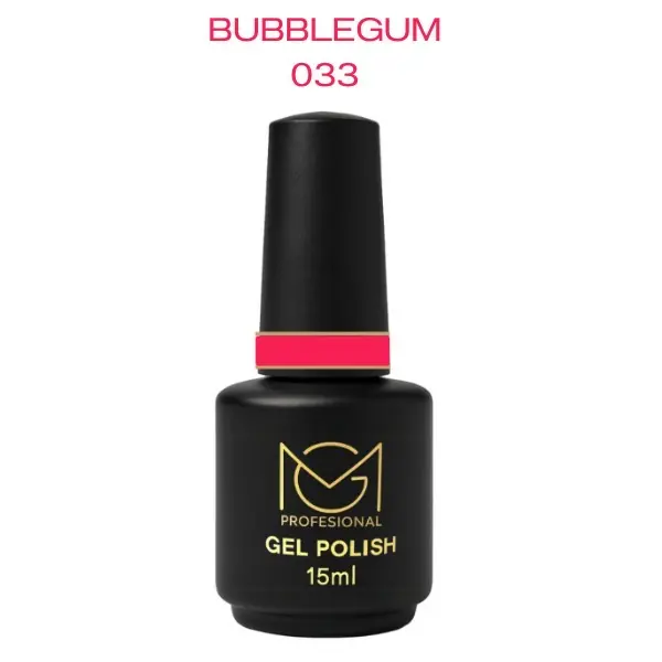 Gel Polish BUBBLEGUM 033 MG Profesional – 15 ml