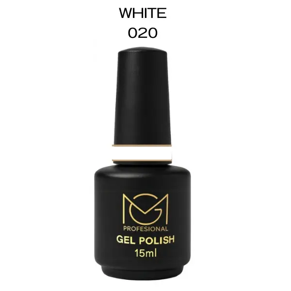 Gel Polish WHITE 020 MG Profesional – 15 ml