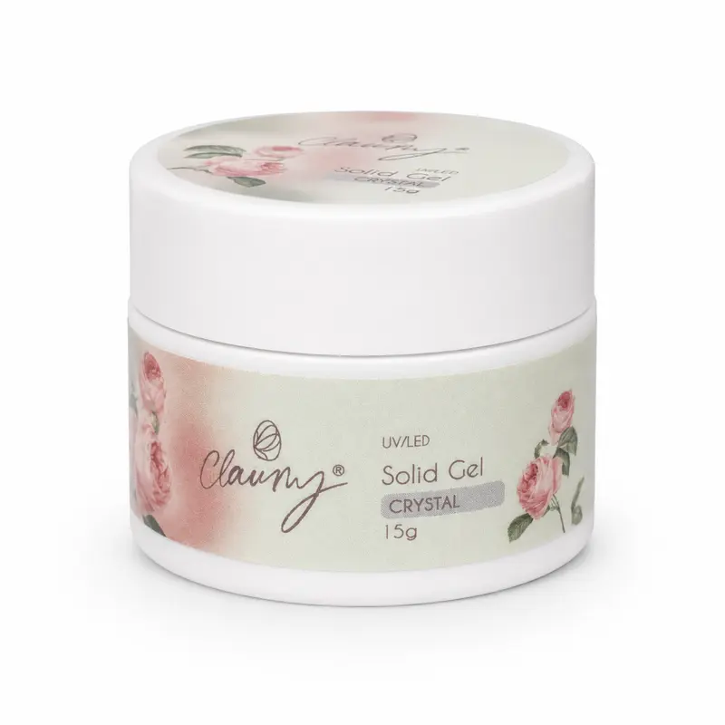 Gel Sólido Crystal Claumy® 15g | Gel 3D Alta Viscosidad