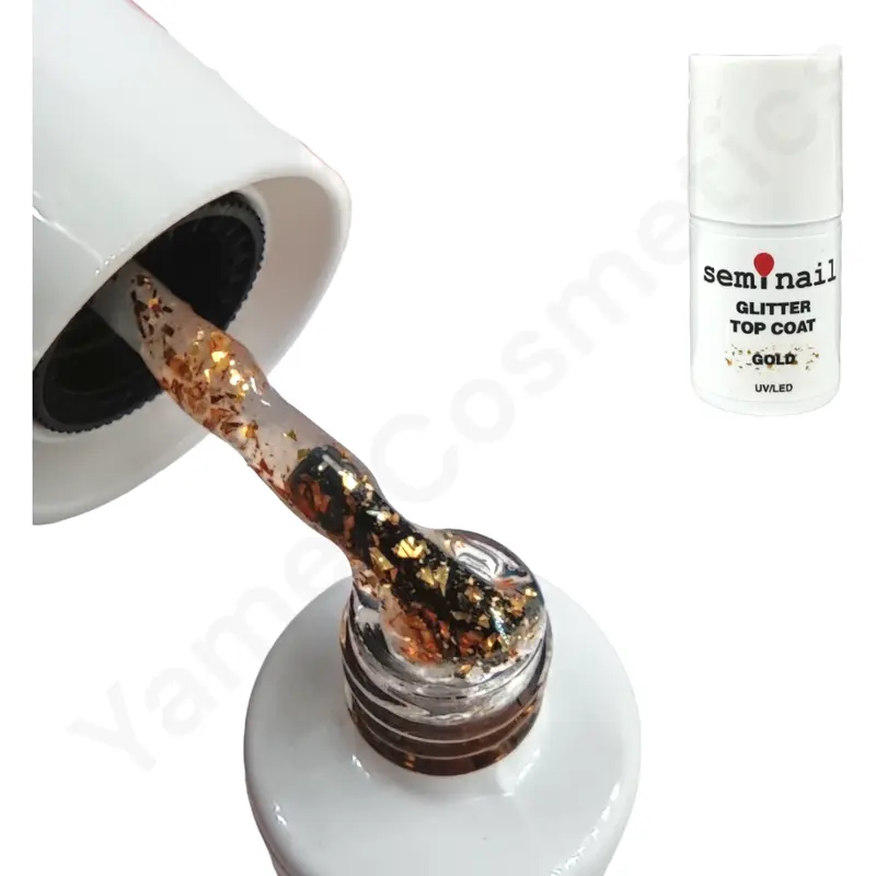 Glitter Top Coat Gold