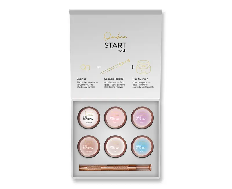 HEYLOVE Nail Cushion Set White 6 un