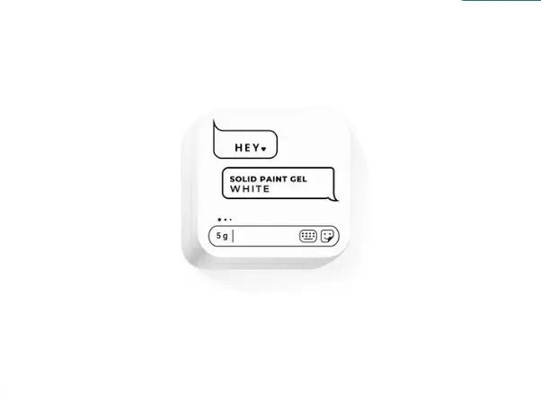 HEYLOVE Solid paint Gel. White