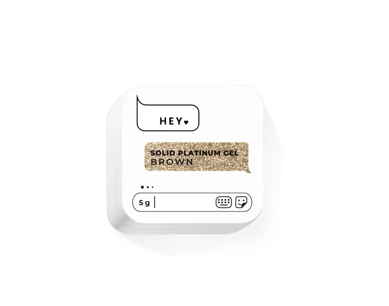 HEYLOVE Solid Platinum Gel. Brown 5ml