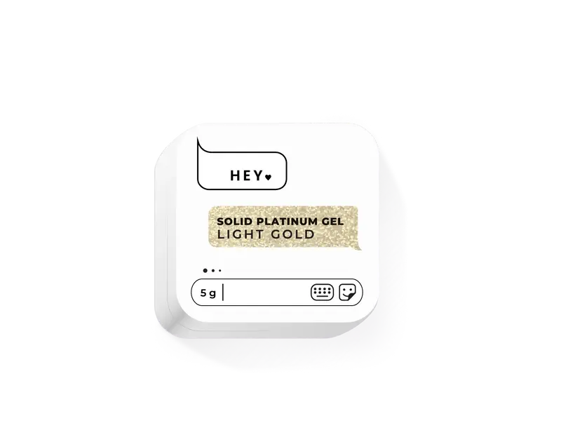 HEYLOVE Solid Platinum Gel. Light Gold 5ml