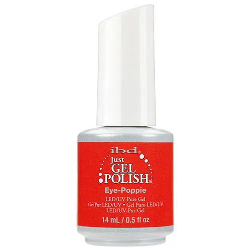 IBD Just Gel Esmalte Semipermanente Eye-Poppie Color Rojo