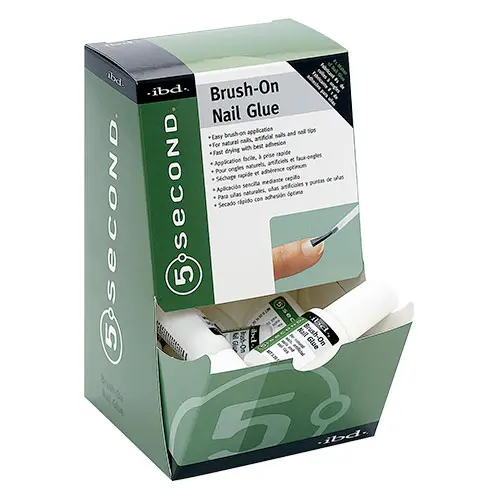 IBD PEGAMENTO UÑAS BRUSH ON 5 SECOND 6G (CAJA 12UD) - SECADO RÁPIDO