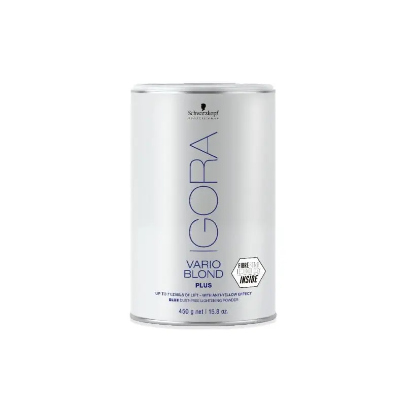 IGORA VARIO BLOND PLUS POWDER LIGHTENER BLUE 450G - NUEVO FORMATO