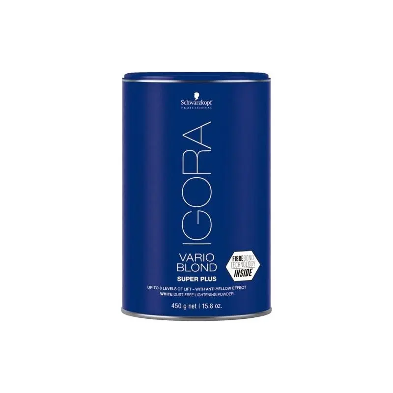 IGORA VARIO BLOND PLUS SUPER POWDER LIGHTENER WHITE 450G - NUEVO FORMATO