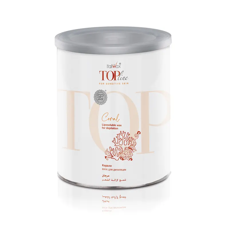 ItalWax TOPline Soft Wax in a Can - CORAL 800 ml