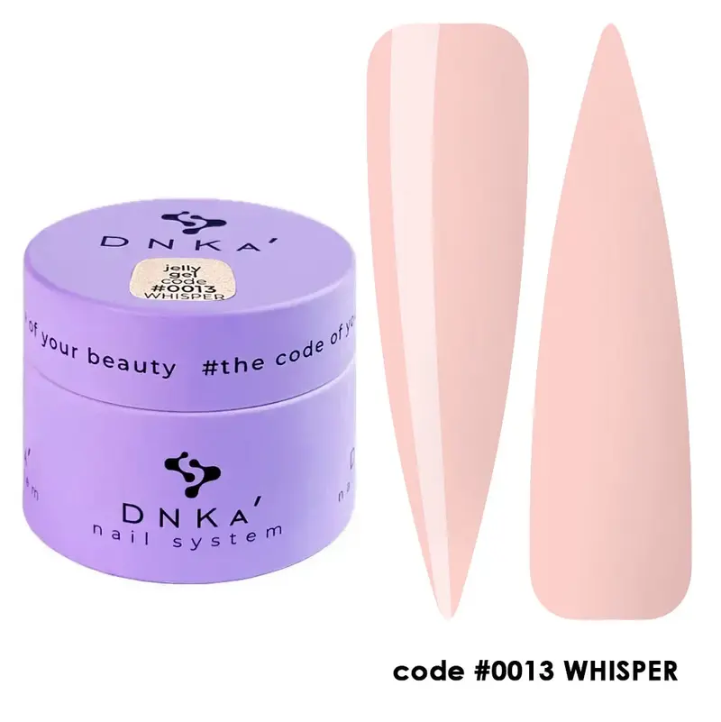 JELLY GEL "DNKa", 15 ml #0013 Whisper