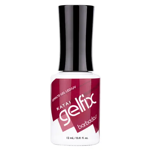 Katai Gelfix Esmalte de uñas en Gel Barbados Color Rojo
