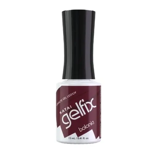 KATAI Gelfix Esmalte Semipermanente Bolonia Rojo con Purpurina