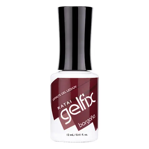 Katai Gelfix Esmalte Semipermanente Color Rojo Borgoña