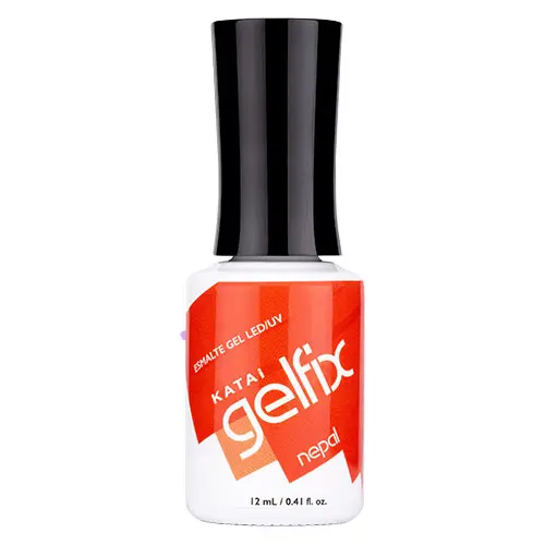 KATAI Gelfix Esmalte Semipermanente Nepal Color Rojo - Naranja
