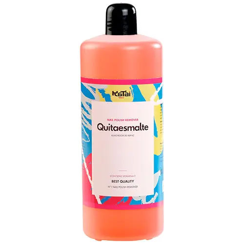 KATAI Quitaesmalte uñas Profesional con acetona aroma FRESA 1000ML.