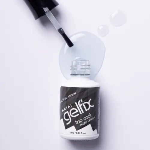 KG TOP COAT MATE VELVET PARA EL ESMALTE GEL LED/UV 12ML