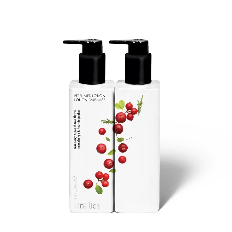 Kinetics Perfumed Lotion Cranberry & Peach tree flower