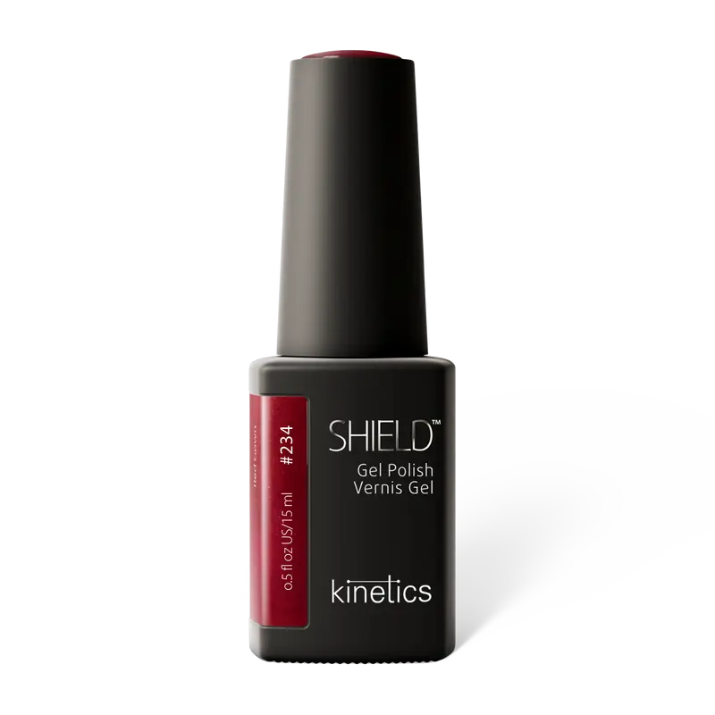 Kinetics SHIELD Gel Polish Red Gown #234, 15 ml
