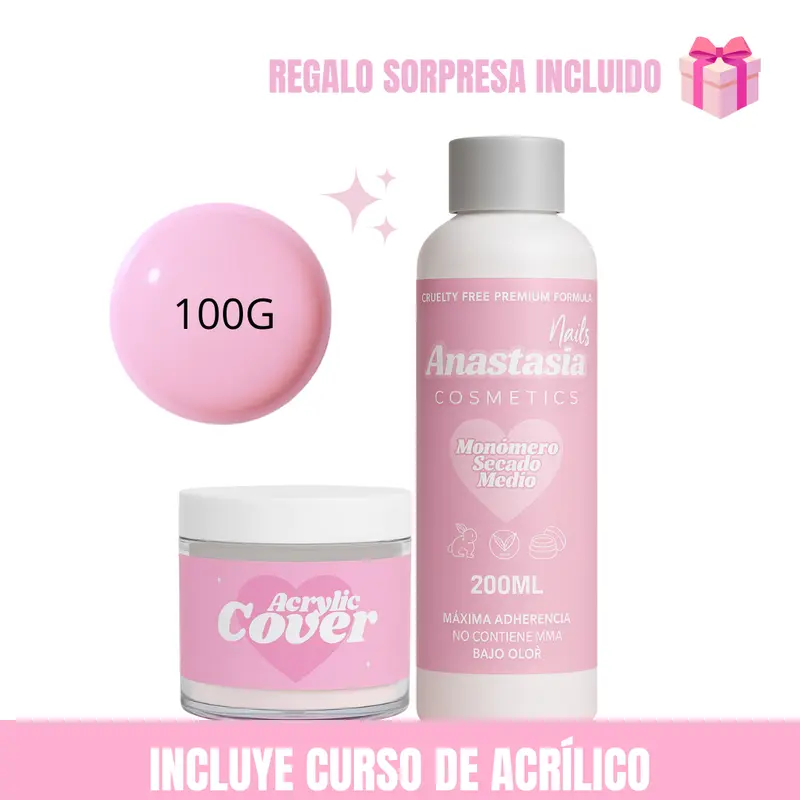 KIT + CURSO DE ACRÍLICO 2