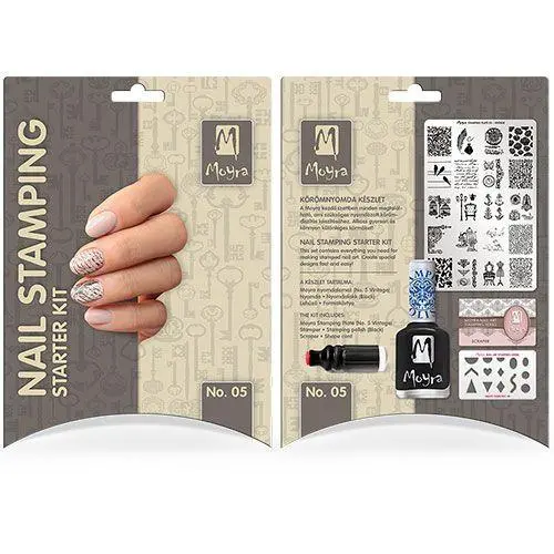KIT INICIACIÓN STAMPING NAIL ART - Nº 05 DE MOYRA