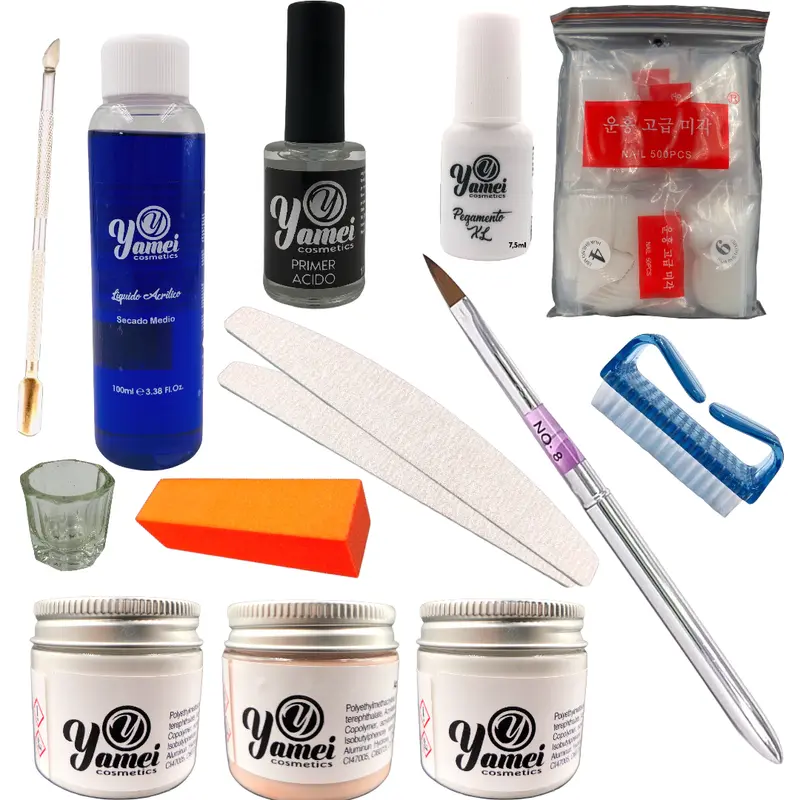 Kit uñas acrílicas / con Tips