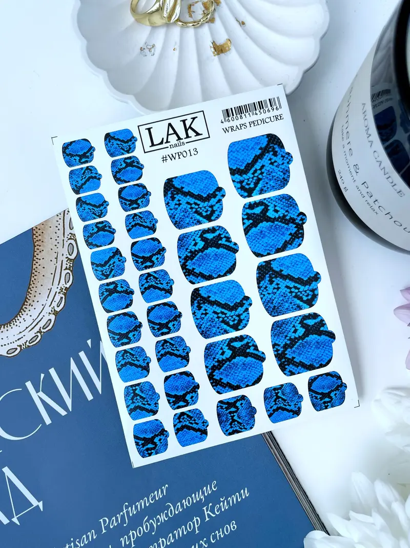LAK Wraps para Pedicura 013