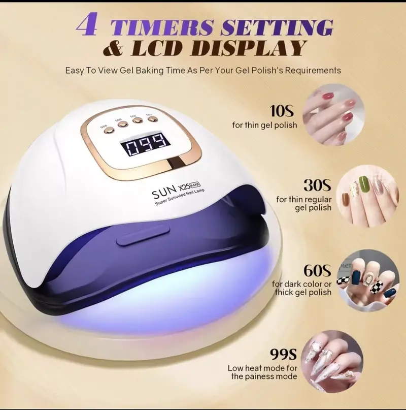Lámpara uñas profesional 380W