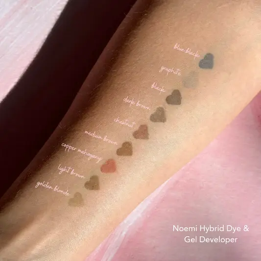 Lash and brow DYE tinte híbrido con henna 15ml (varios tonos) - Noemi Professional