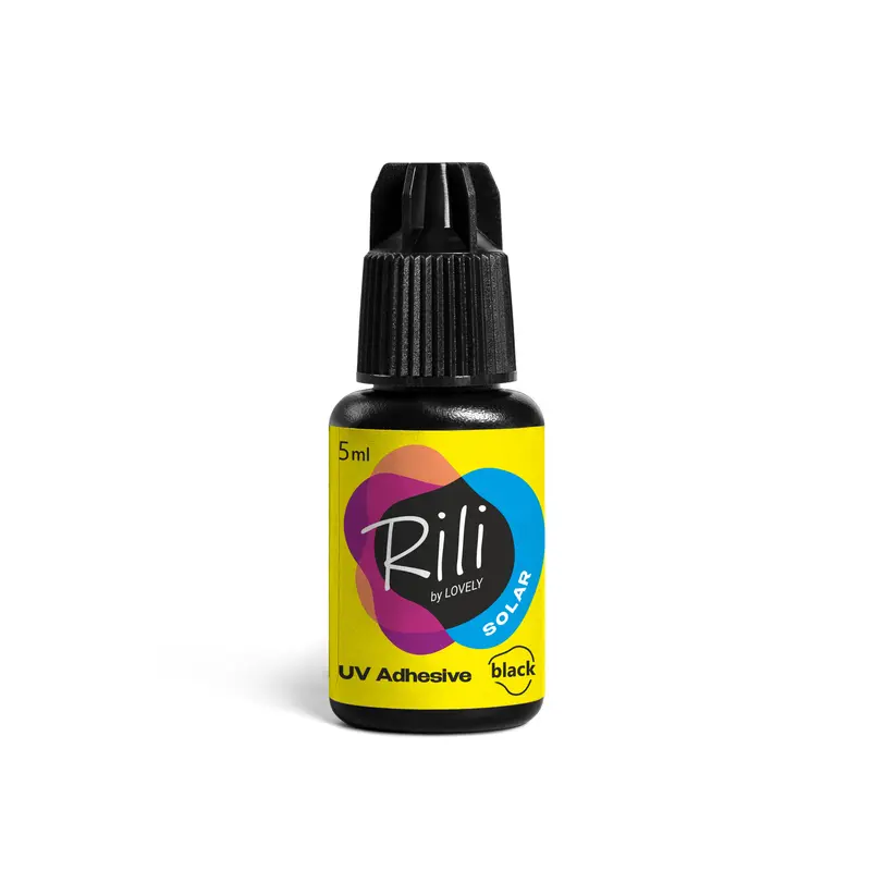 LOVELY UV Glue for Eyelash Extensions Rili Solar, Black 5 ml