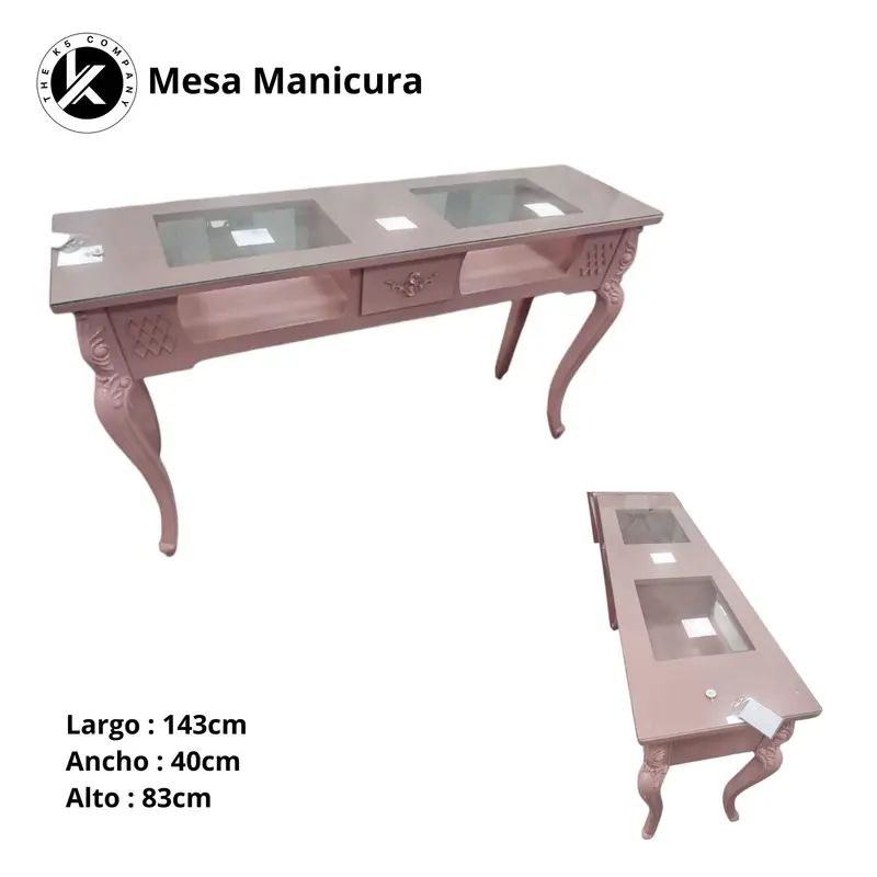 Mesa Manicura Lya Rosa(Iva.Incluido)