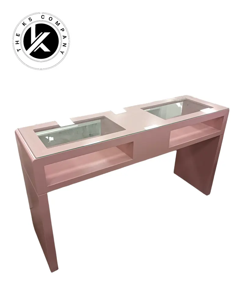 Mesa manicura Rosa Cristal