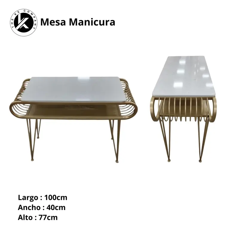 Mesa Manicurista Gold