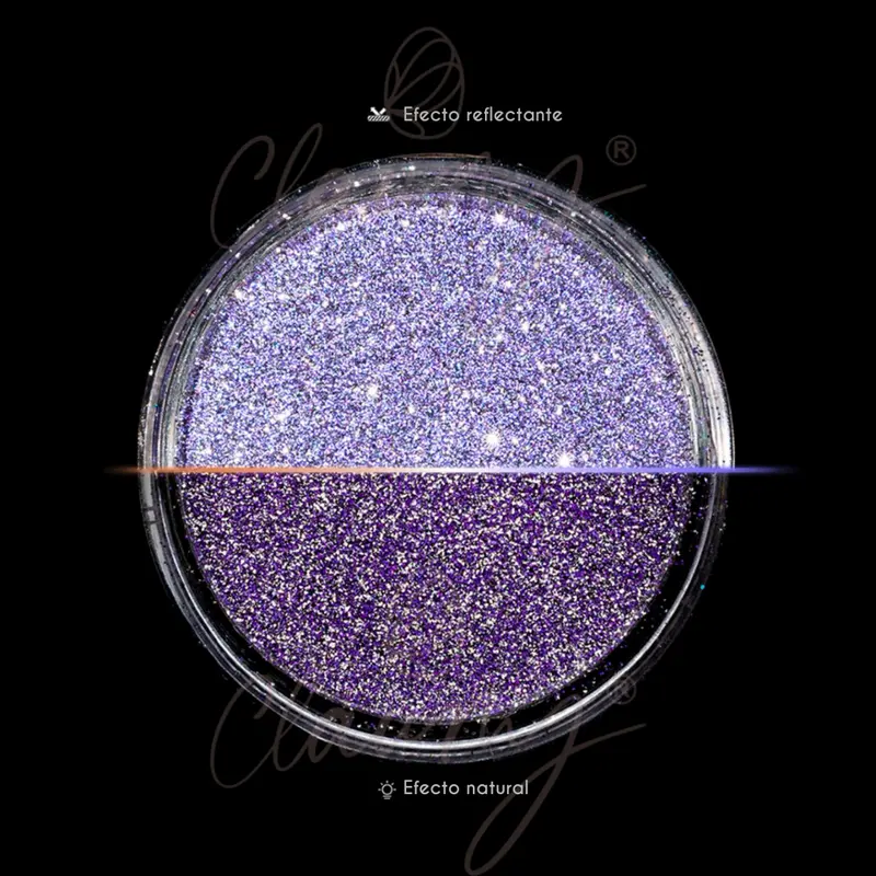 🌟 Micro Purpurina Reflective Power Violet Flash RF0205