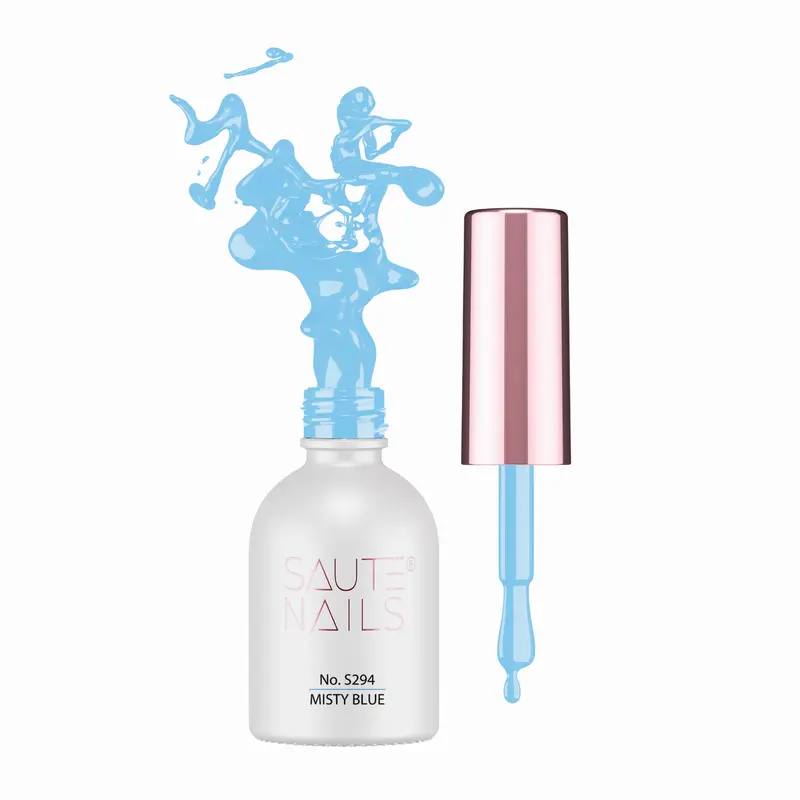 Misty Blue Esmalte semipermanente Saute Nails 8ml.
