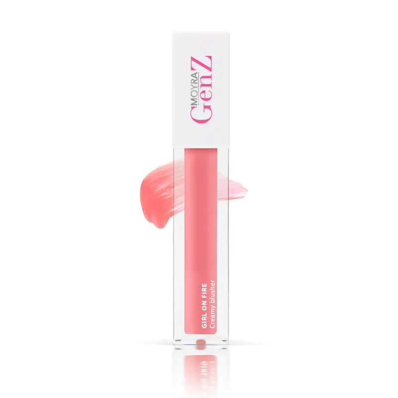MOYRA GenZ Girl on Fire Creamy Blusher 01, cheek blush, 4 g