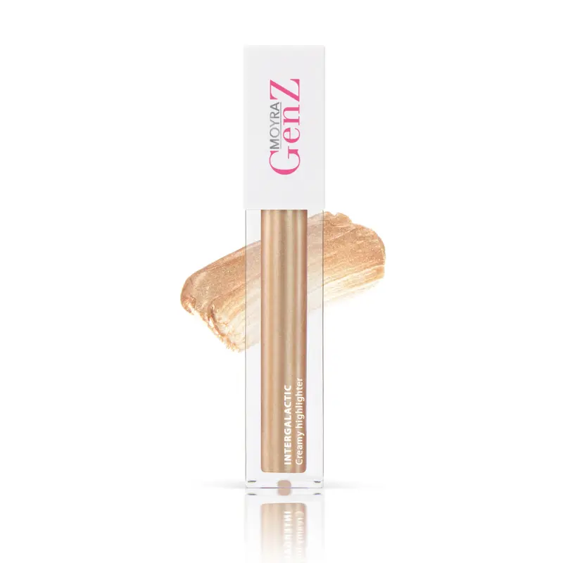 MOYRA GenZ Intergalactic creamy highlighter 02 Enlighten me izgaismotājs, 4.5 ml