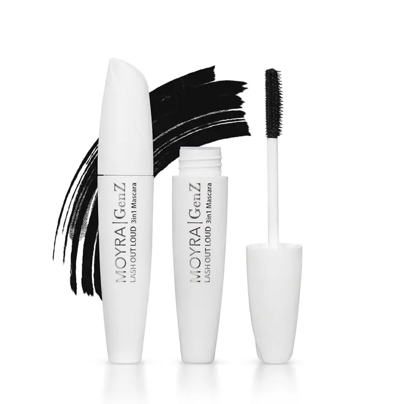 MOYRA GenZ Mascara Lash out Loud 3-in-1 Mascara, Black, 8 g