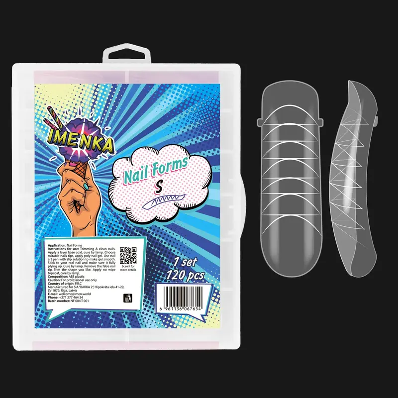 Nail Forms Imenka "S" , 120pcs