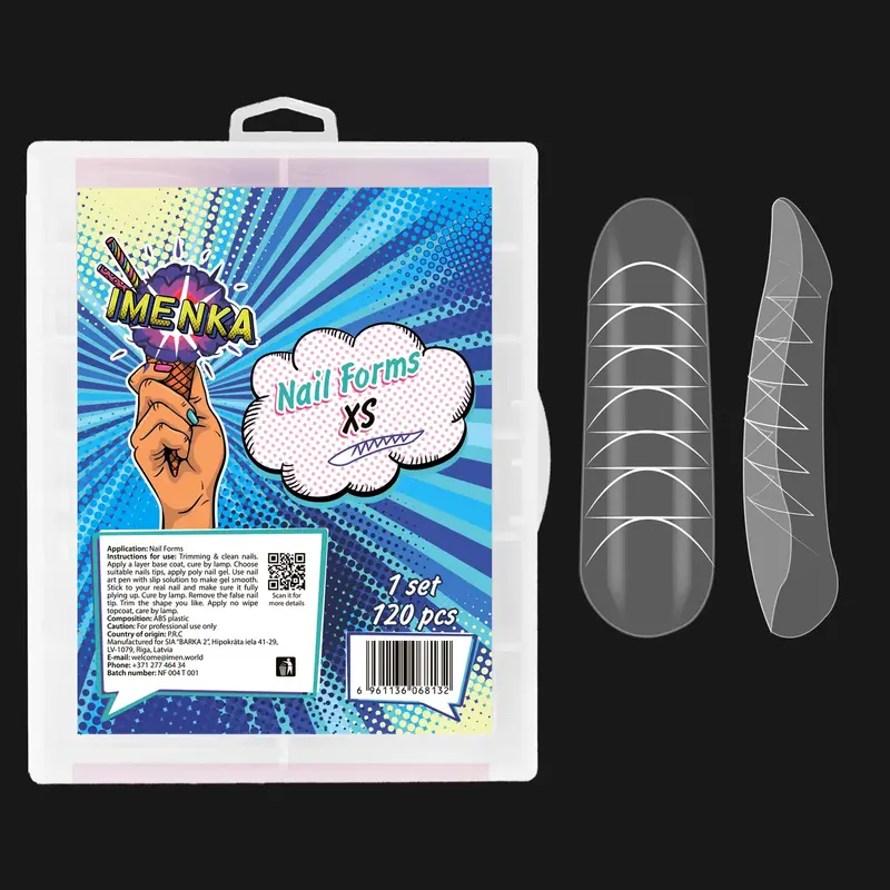 Nail Forms Imenka "XS" , 120pcs