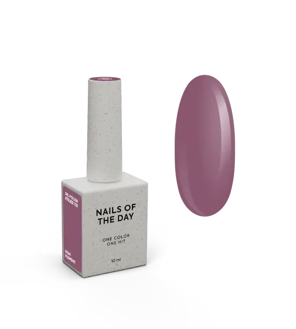 NAILSOFTHEDAY Atelier esmalte semipermanente rosa empolvado oscuro 10 ml