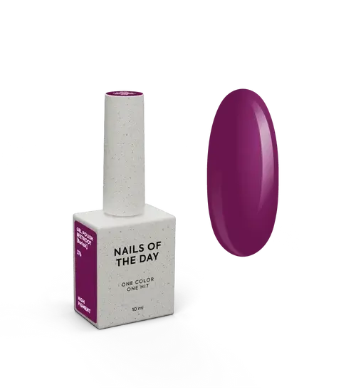 NAILSOFTHEDAY Beetroot esmalte semipermanente color púrpura remolacha 10 ml