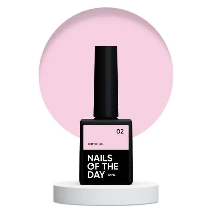NAILSOFTHEDAY Bottle gel 02 – Color Rosa pálido 10 ml