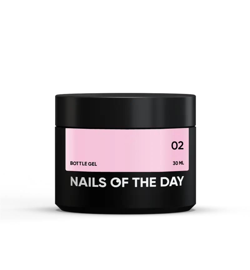 NAILSOFTHEDAY Bottle gel 02 – gel ultrafuerte (rosa pálido), 30 ml